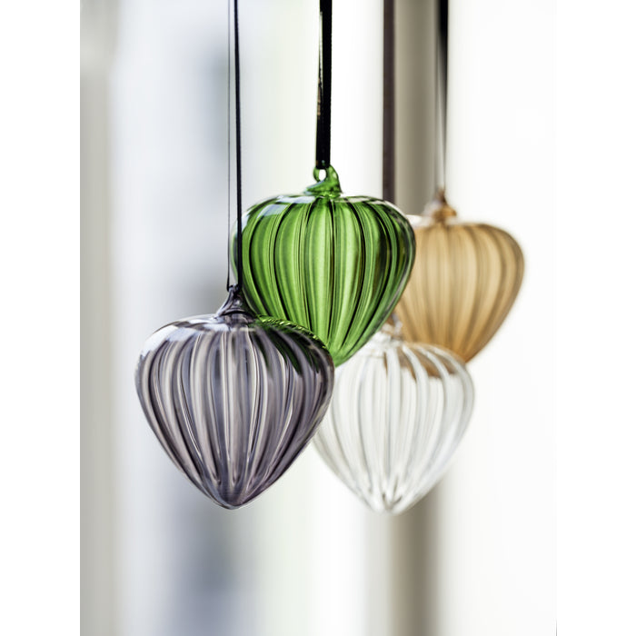 HAZEL dekorkule 10 cm, Topaz