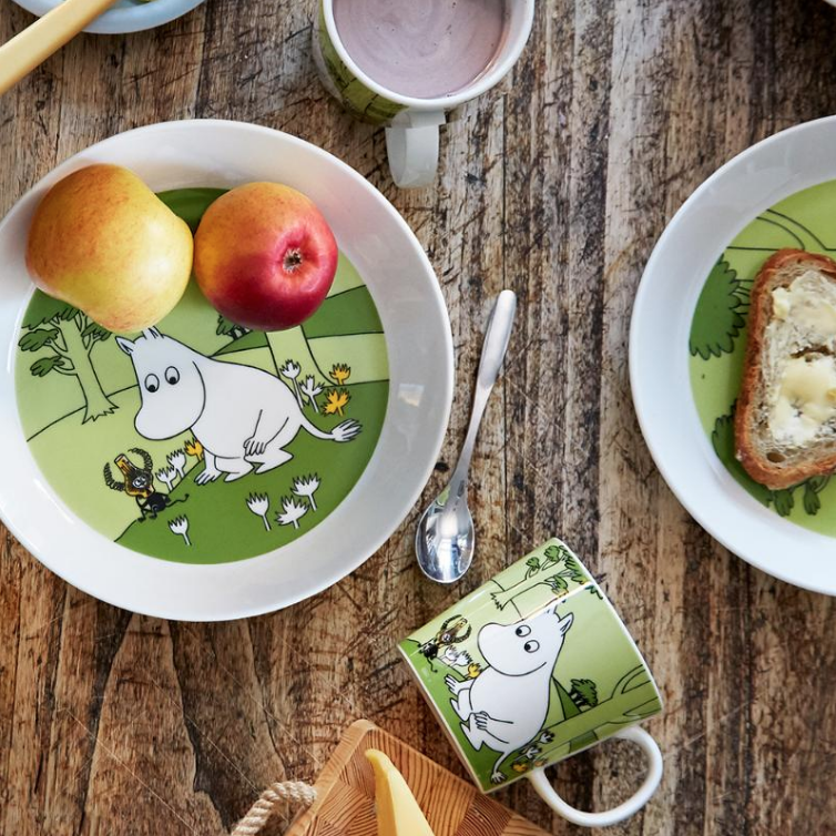 Mummi kopp 0,3 l, Mummitrollet grønn