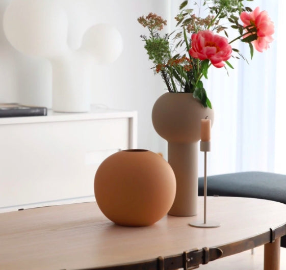 Pillar Vase 32cm, Sand