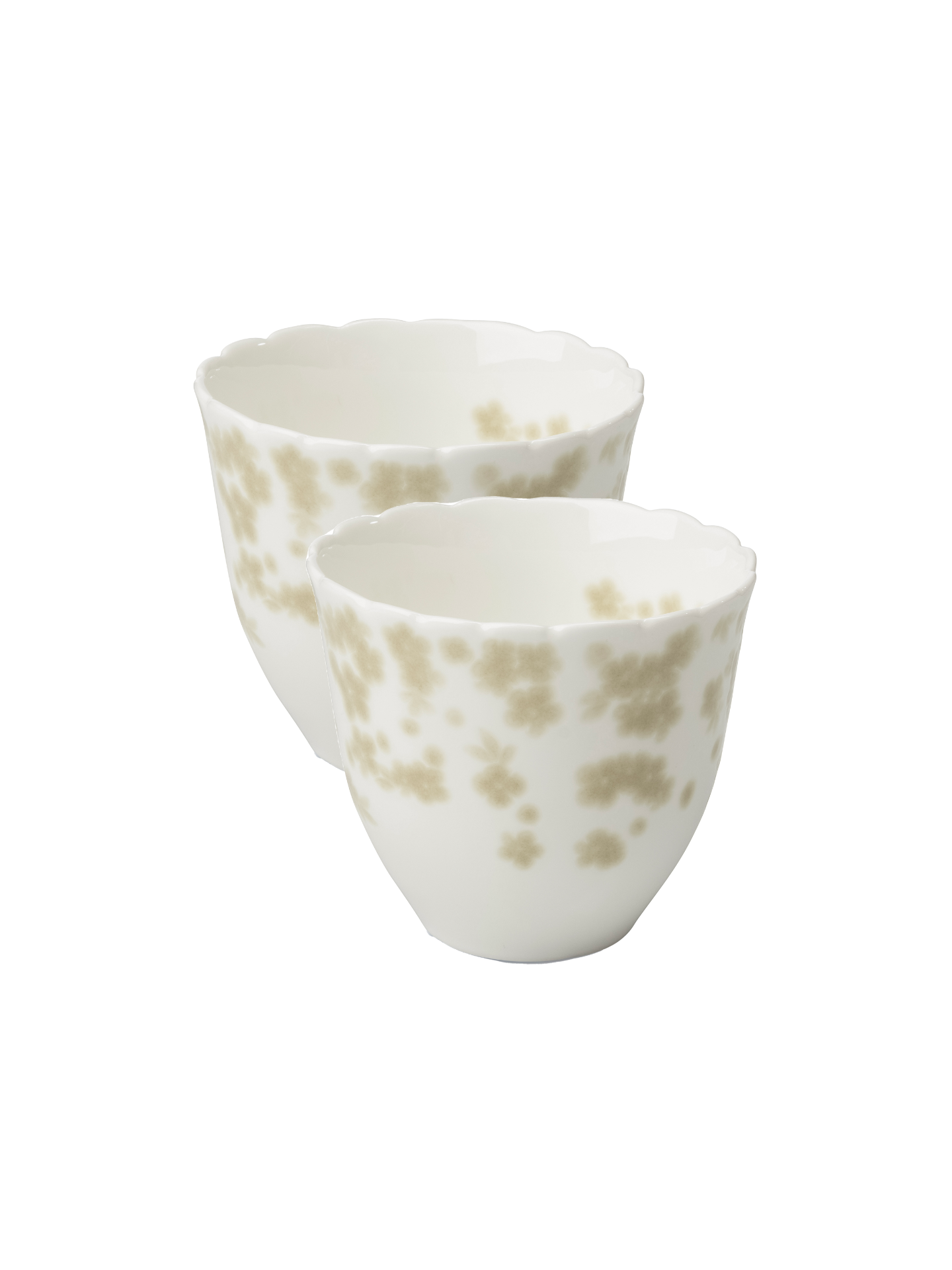 Slåpeblom grønn kopp uten hank 20 cl, 2 pk