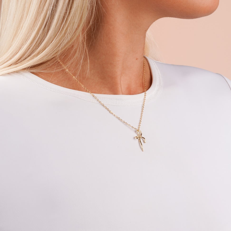 Ribbon small halskjede, 42 cm