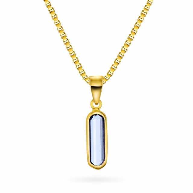 Smykke i gull, Himmelblå kvarts