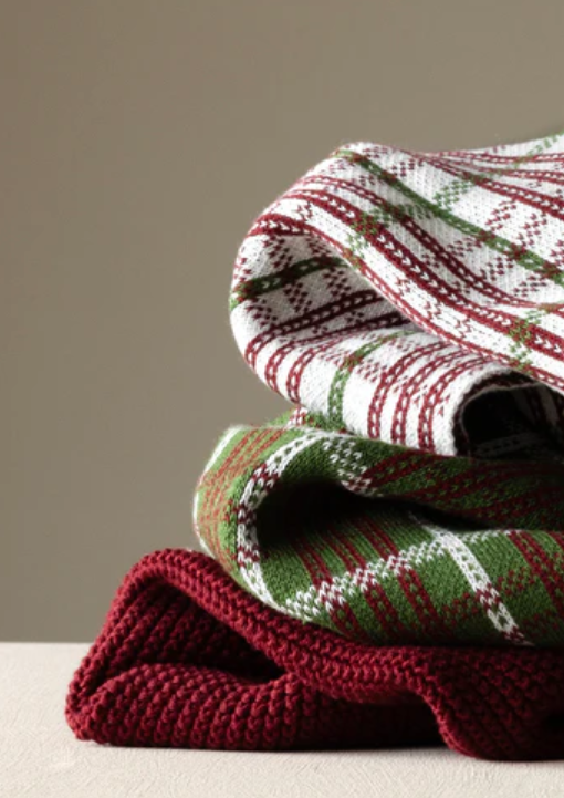 Strikket kjøkkenhåndkle, Winter Whisper