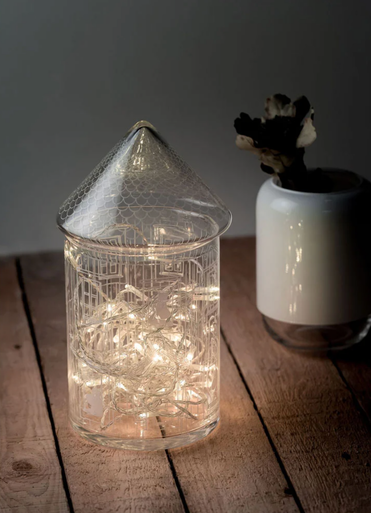 Mummi Glasskrukke med lokk, Mummihuset