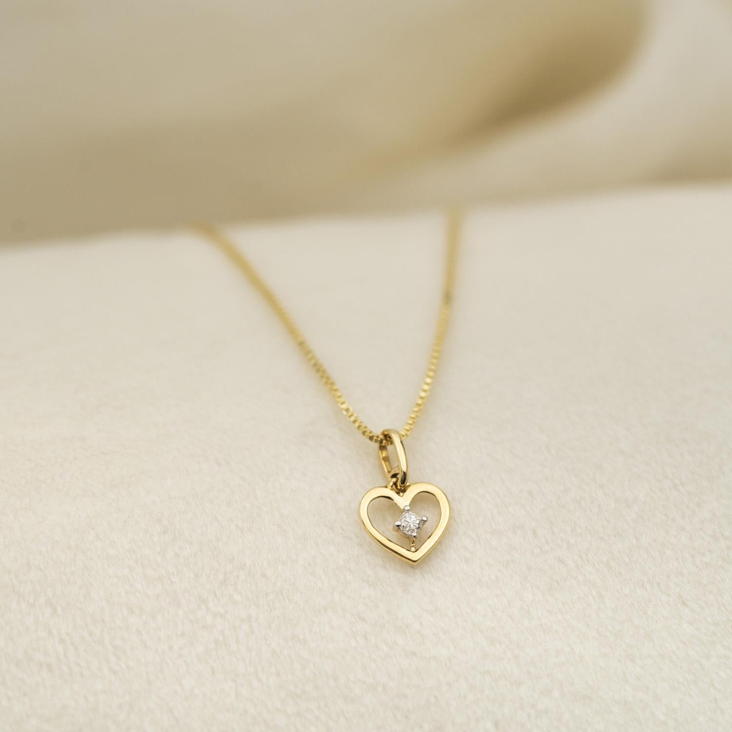 Prins & Prinsesse Smykke i gull med diamant 0,03 ct WP