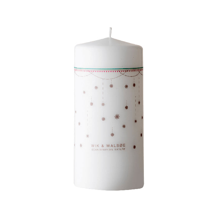 Julemorgen kubbelys, 7x14 cm