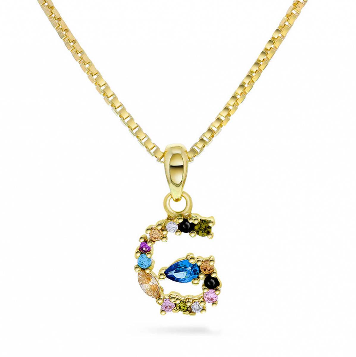 SMYKKE I SØLV MED ZIRKONIA BOKSTAV G