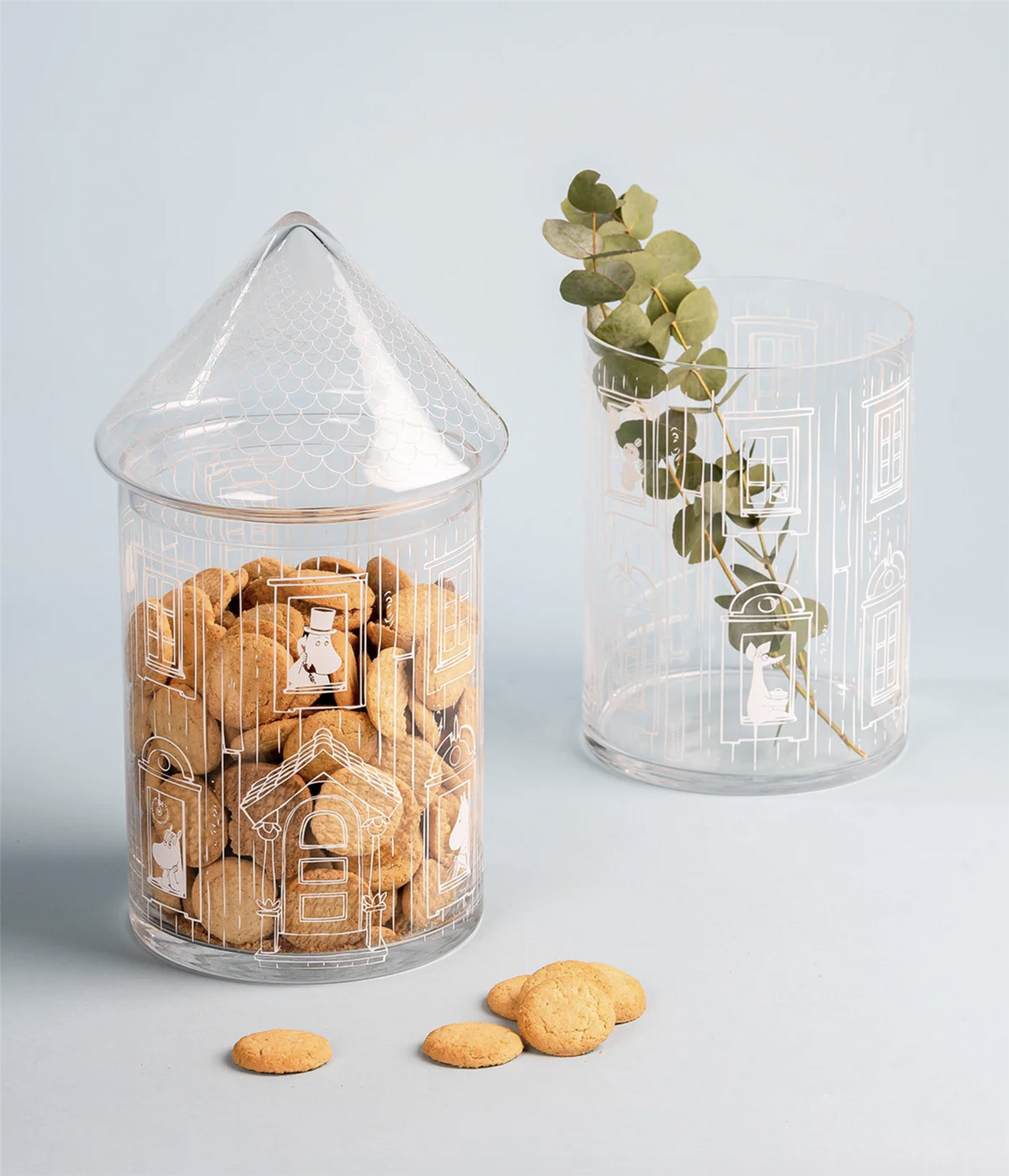 Mummi Glasskrukke med lokk, Mummihuset