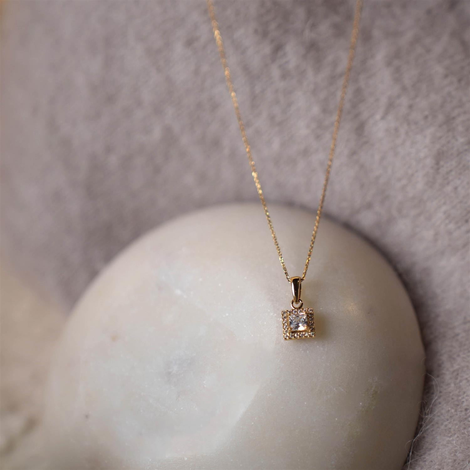 Luxe smykke i sølv med zirkonia