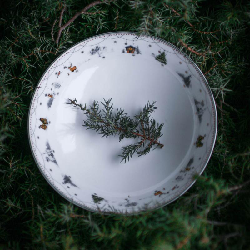 Wik & Walsøe Julemorgen Story serveringsbolle, 27 cm