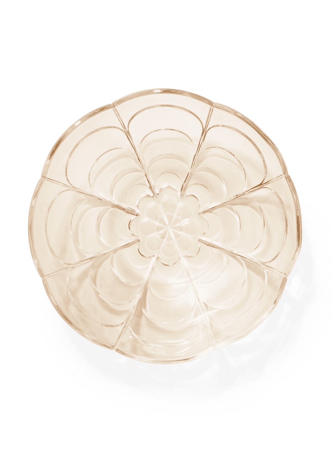 LILY SKÅL 23CM, TOFFEE ROSE