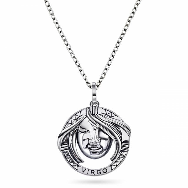 Stjernetegn Jomfruen Smykke i sølv, 20mm