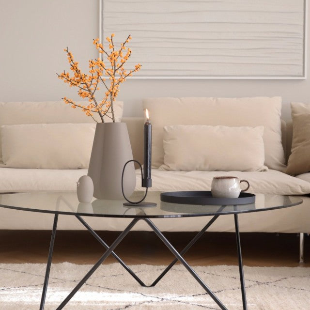 Brett Circle 30x2cm, Svart