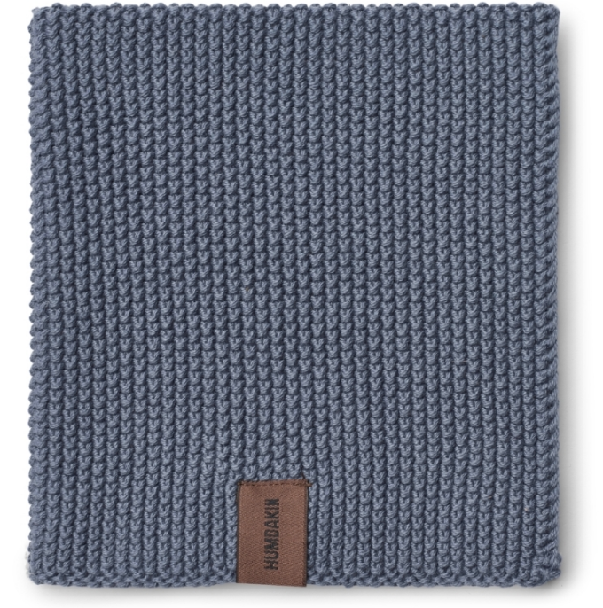 STRIKKET KJØKKENKLUT, BLUE STONE