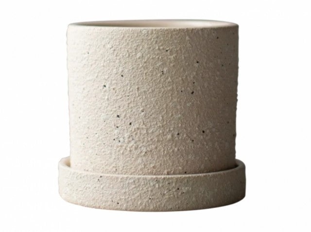 Grow Pot Ø10cm, Creme Structure