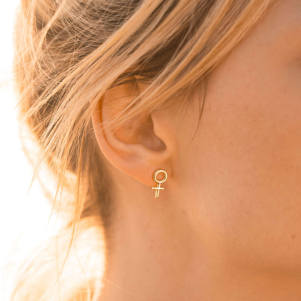 FEMME ØREDOBBER I SØLV