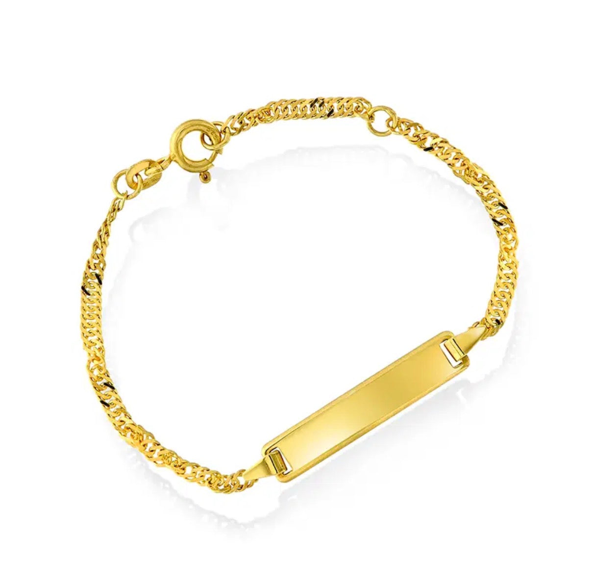 ID-armbånd i gull