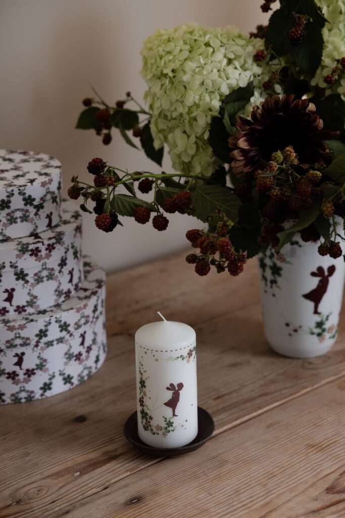 Wik & Walsøe Alveblomst lys, 7x14 cm