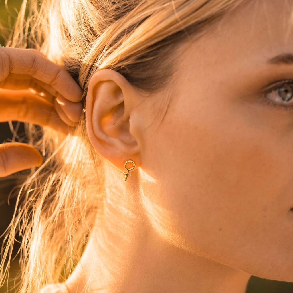 FEMME ØREDOBBER I SØLV