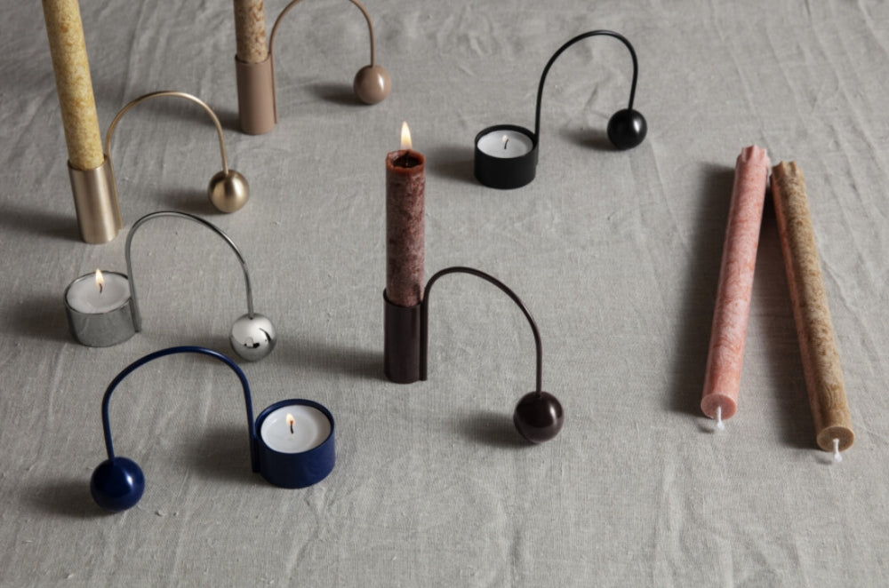 Balance Tealight Holder, Chrome