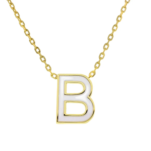 SMYKKE I SØLV BOKSTAV B