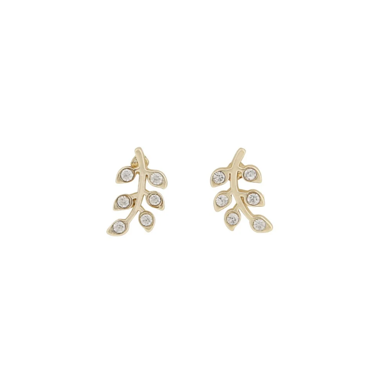 MINNA FORGYLT ØREDOBBER MED ZIRKONIA, 8MM