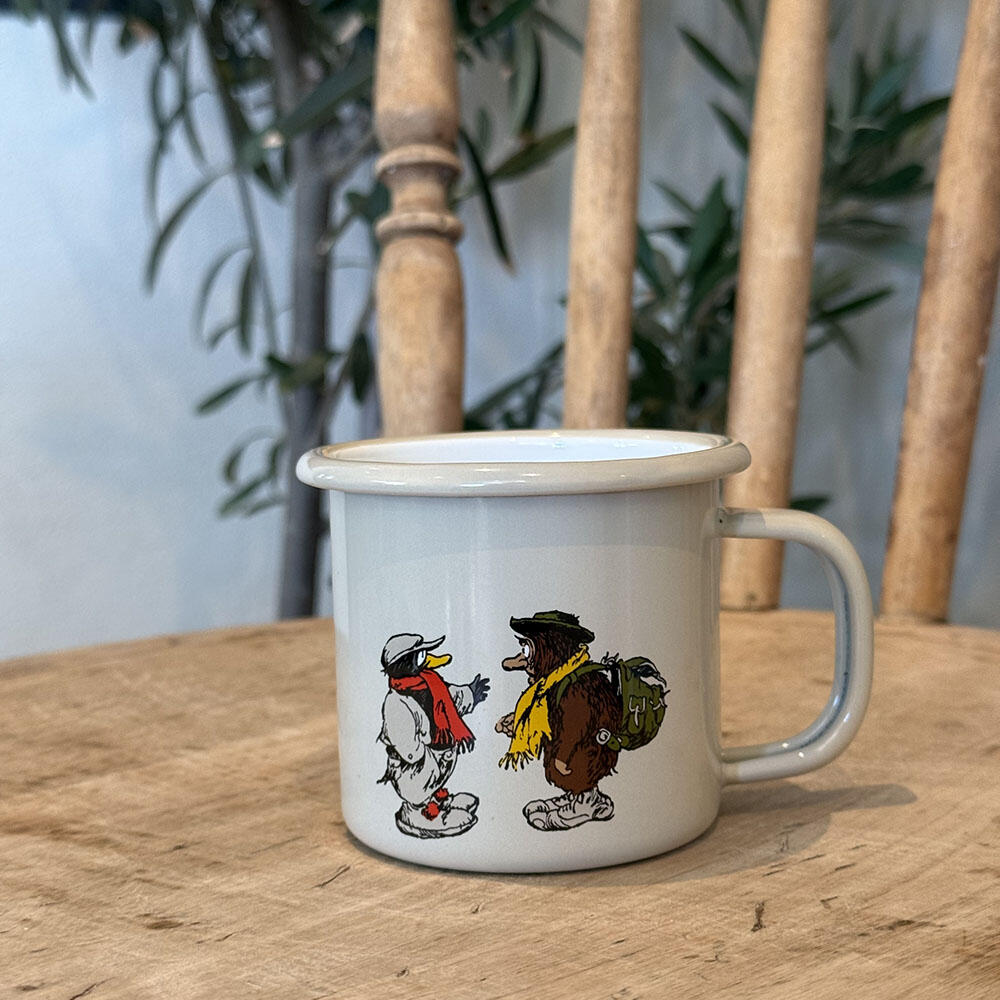 Flåklypa Emaljekopp 2,5dl, Samtalen