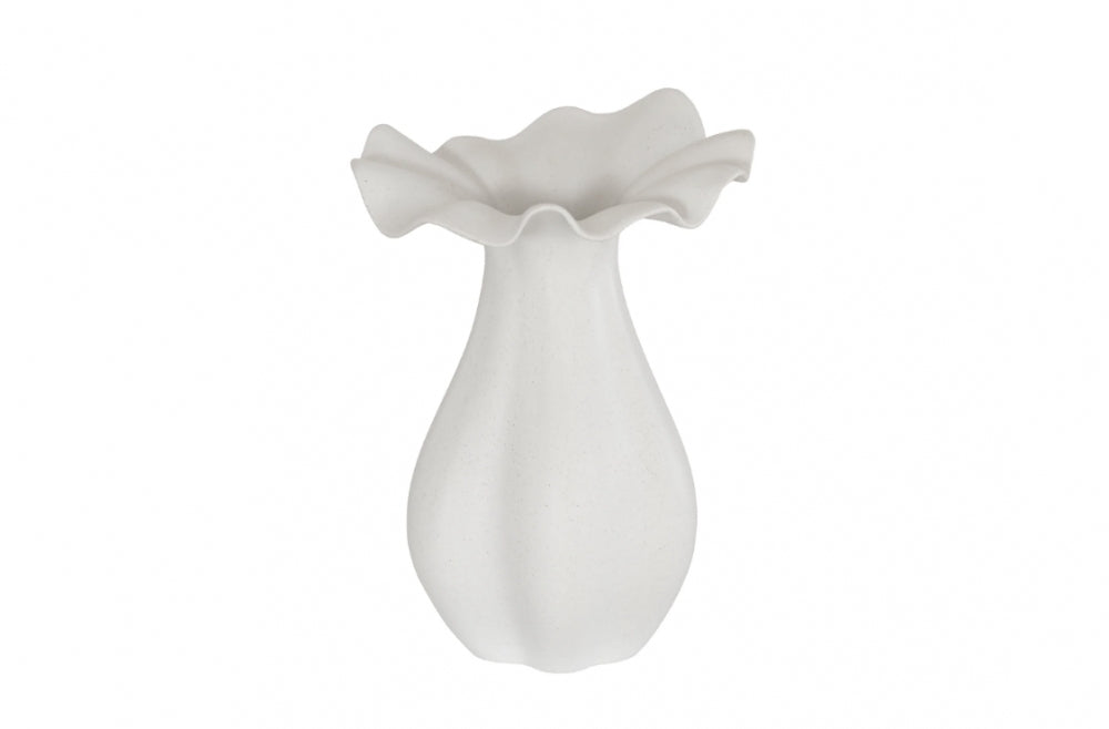 Nellie Vase Large, White