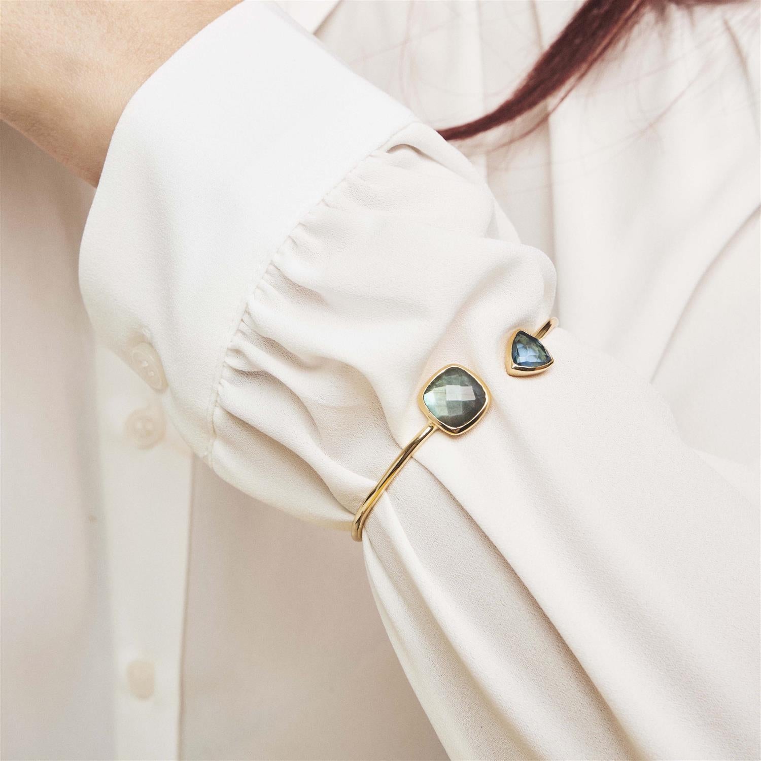 Mirage armring med blå stener