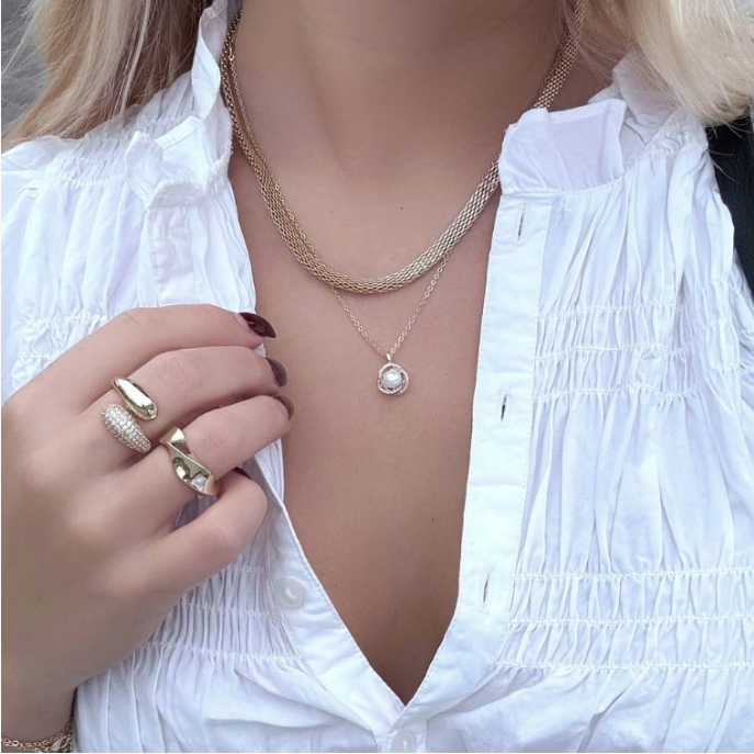 MAYFAIR PEARL FORGYLT HALSKJEDE