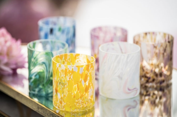 Swirl Drikkeglass/Lykt 35cl, Brun