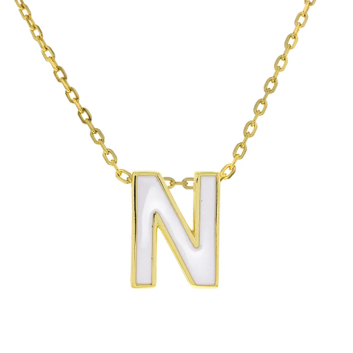 SMYKKE I SØLV BOKSTAV N