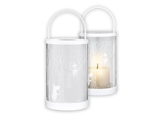 Mummi lyslykt, I skogen