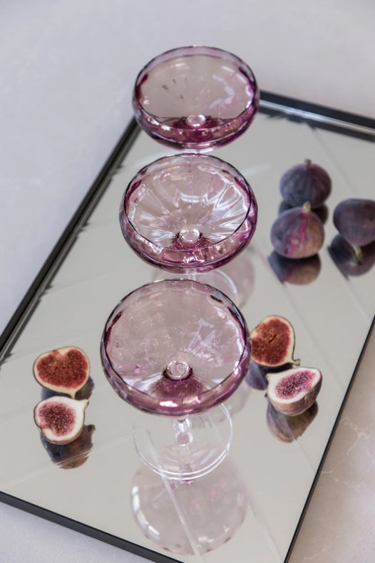 Meadow Cocktail glass, Plum