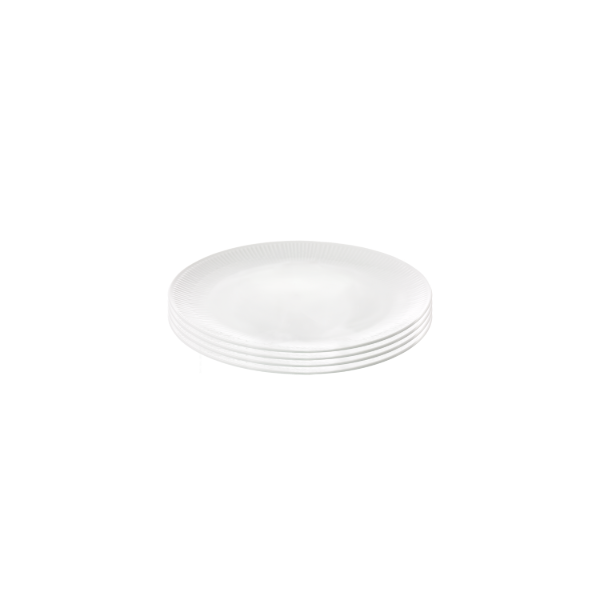 Relief Desserttallerken 20cm, 4 stk