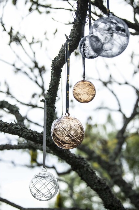 LUX dekorkule 8 cm, Clear