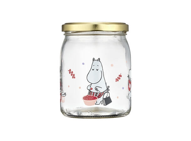 MUMMI GLASSKRUKKE + KLISTREMERKER, 0,5L