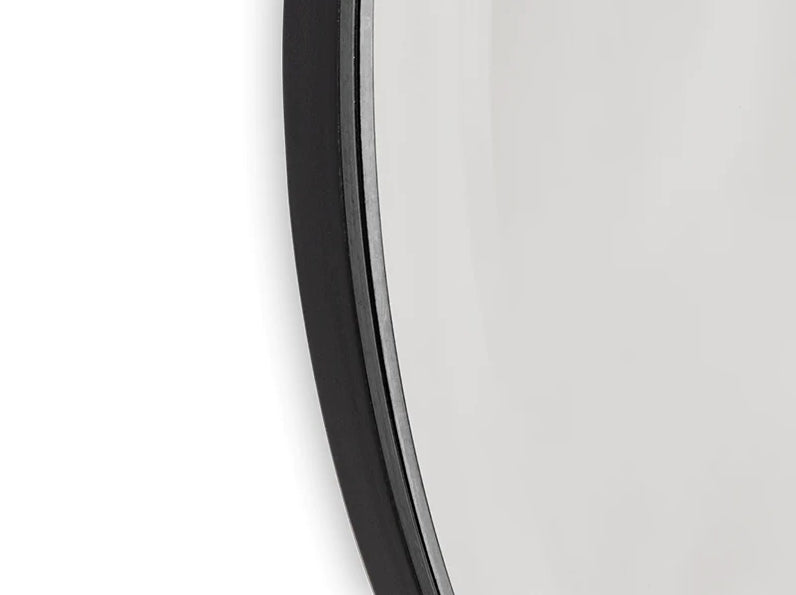 Pond Mirror Large, Dark Chrome