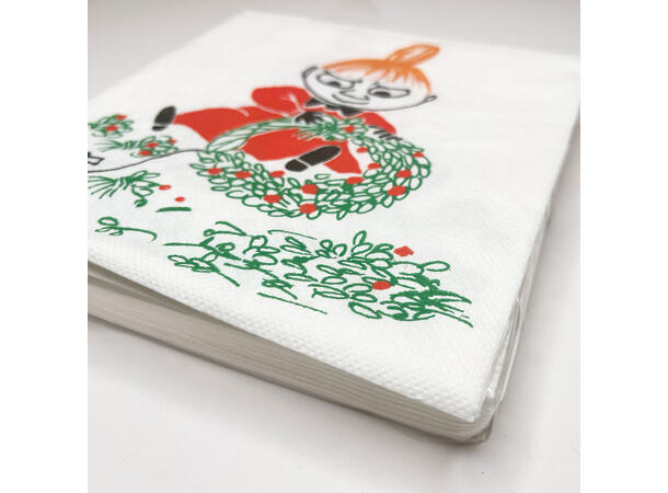 MUMMI SERVIETTER 33X33CM, JULEKOS