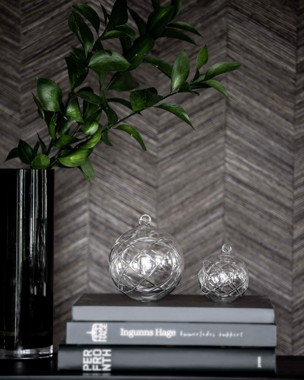 LUX dekorkule 8 cm, Clear