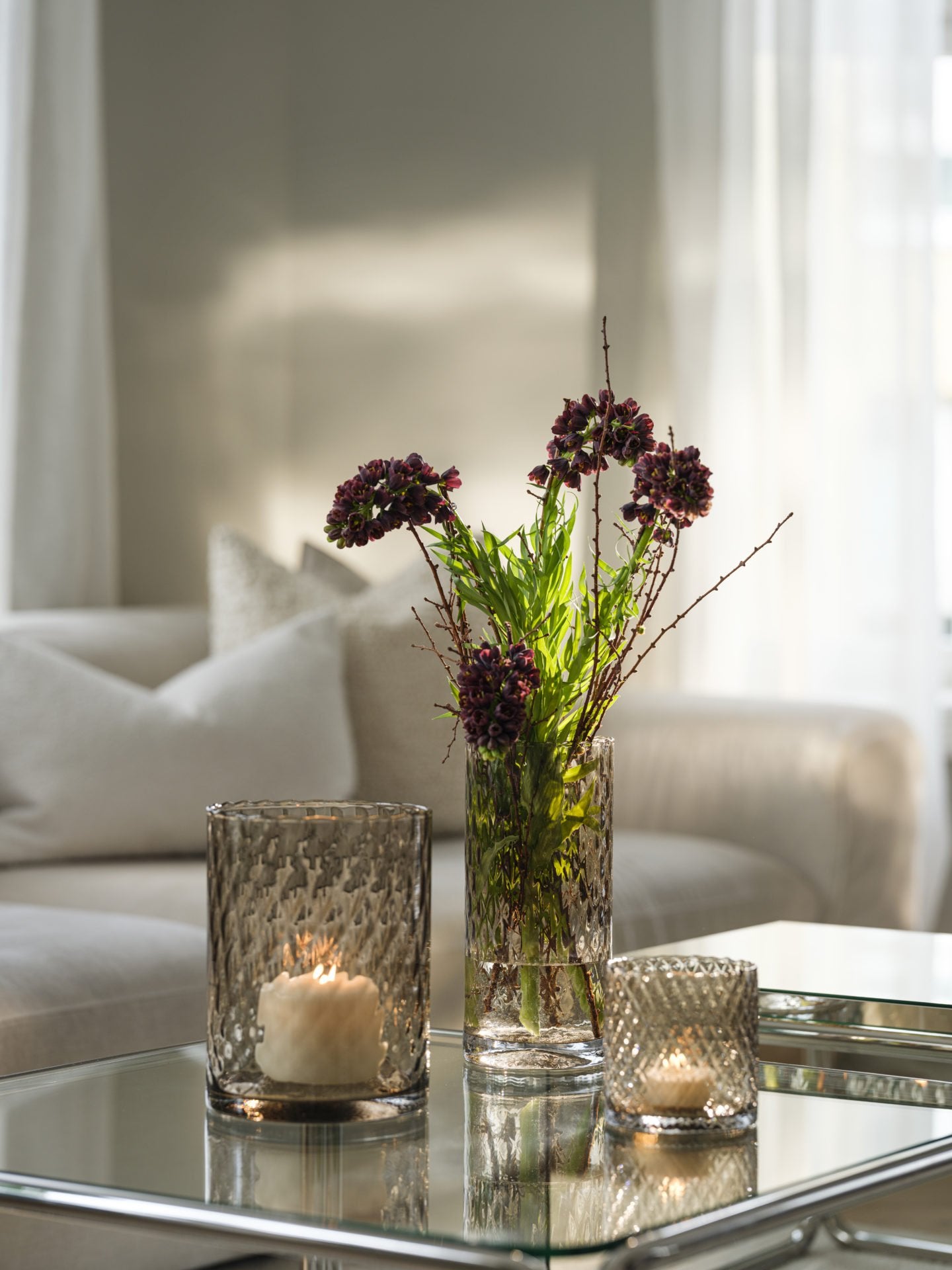 Harlekin Vase 28 cm, Topaz