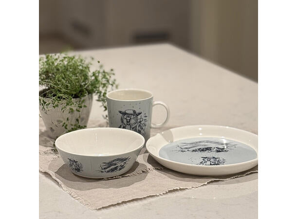 Flåklypa Flåklypa skål 14cm, Ludvig i snøføyka