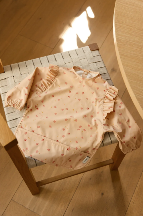 Merle Ruffle Smekke med ermer, Mini Butterfly/Apple Blossom