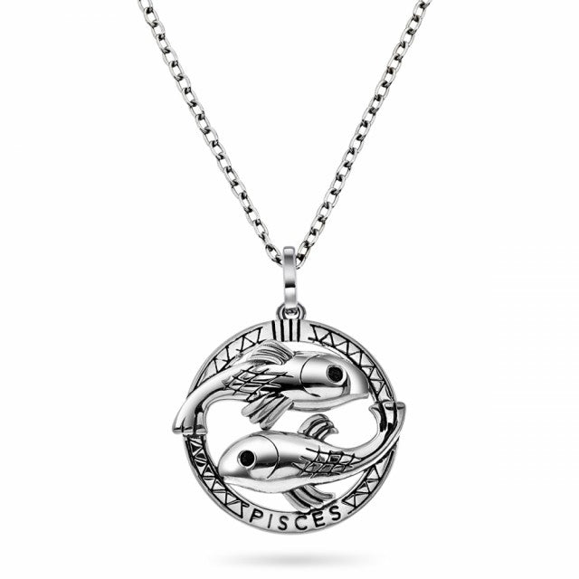 Stjernetegn Fiskene Smykke i sølv, 20mm