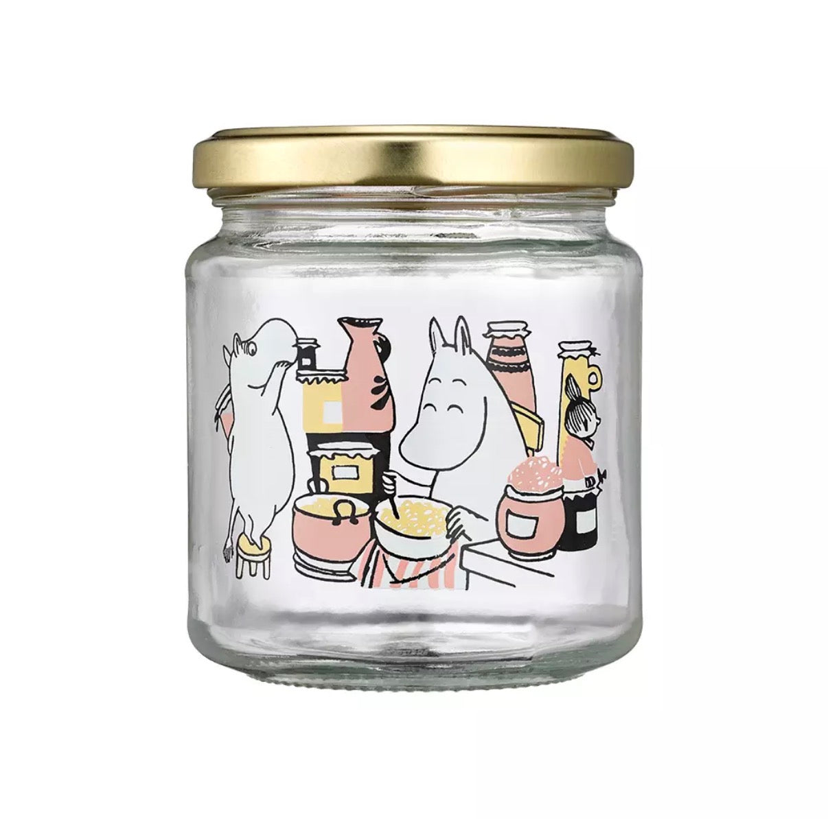MUMMI GLASSKRUKKE + KLISTREMERKER, 0,3L