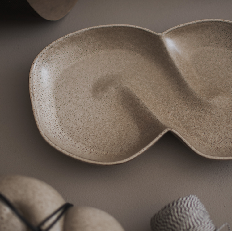 BUN PLATE, BEIGE