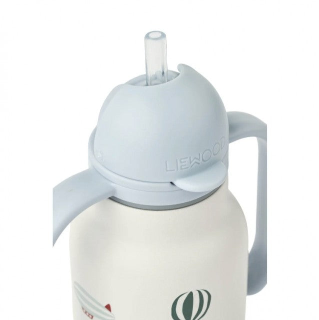 Kimmie Drikkeflaske m/håndtak 250ml, Aviator/Ecru