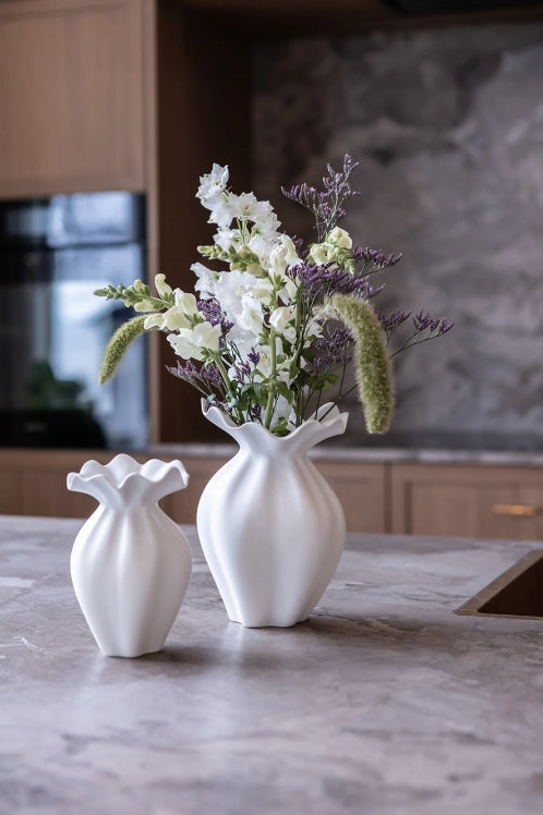 Nellie Vase Medium, Off White