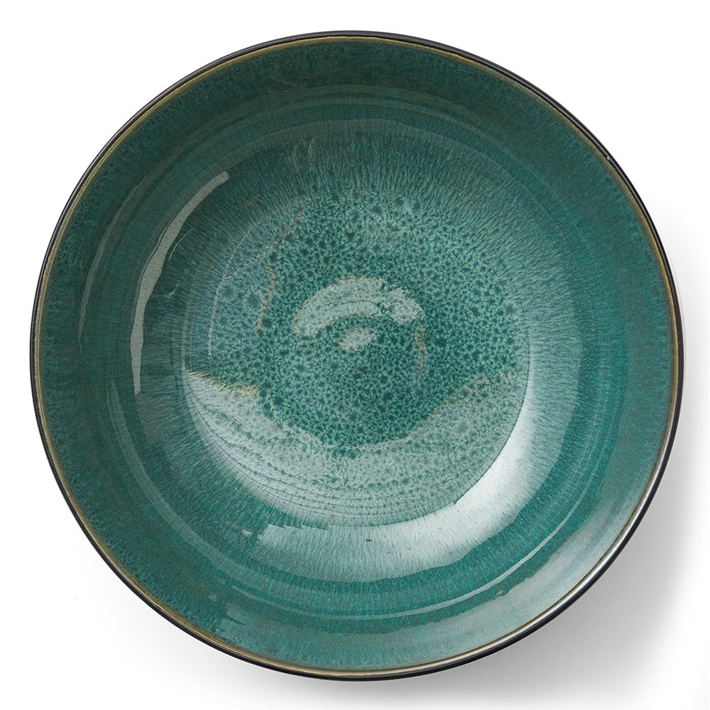 Salatbolle 30cm, Svart/grønn