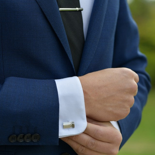 Mansjettknapper i sølv